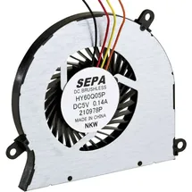 Sepa HY60Q05PSE04A Radiallüfter 5 V/DC 4.1 m3/h (L x B x H) 60.9 x 5 x 56.4mm