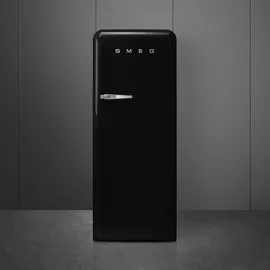 Smeg FAB28RBL6 Retro-Kühlschrank (270 l, 1530 mm hoch, Schwarz)