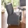 exxpo - sofa fashion Sessel Costa Hochlehnsessel mit Rollen 52 x 95 x 71 cm grau