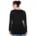 sheego Langarmshirt in schwarz | Gr.: 48/50