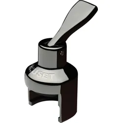 Le Creuset SW-101 Sektverschluss silberfarben dunkel