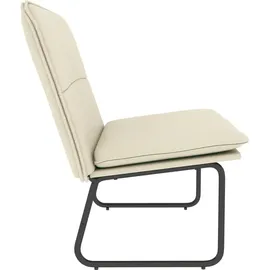vidaXL Sitzbank Creme 100 x 75 x 76 cm Kunstleder