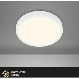 Brilo LED-Deckenleuchte Runa weiß