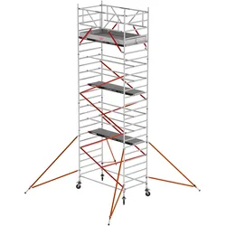 Altrex Fahrgerüst RS Tower 52 Aluminium mit Holz-Plattform 8,20m AH 1,35x1,85m