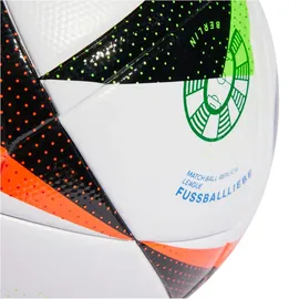 adidas EURO 2024 LGE Fussballliebe Fußball in white-black-glory blue, 4