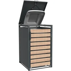 Westmann Mülltonnenbox Lacina 80 x 68 x 116 cm anthrazit