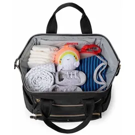Skip Hop Mainframe Wide Open Diaper Backpack schwarz