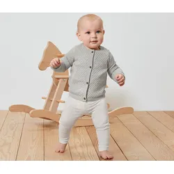 Tchibo - Baby-Strickjacke - Baby - Gr. 74/80 - hellgrau