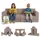 Juskys Kindersofa Kayo 90 x 200 cm Polyester rosa