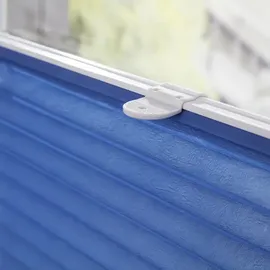 Lichtblick Plissee, Haftfix, 55x130 cm blau