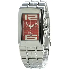 CHRONOTECH ct7018b05m - Dunkelrot/Silber