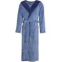 CELINATEX Texas Bademantel Kapuze S mittel blau dunkel blau