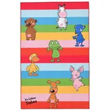 DIE LIEBEN SIEBEN Kinderteppich Die Lieben Sieben, Mehrfarbig, Textil, rechteckig, 100x160 cm, Oeko-Tex® Standard 100, für Fußbodenheizung geeignet, pflegeleicht, Teppiche & Böden, Teppiche, Teppich Kinderzimmer