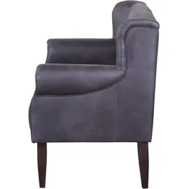 Home Affaire Küchensofa HOME AFFAIRE "Moro", grau (anthrazit), B:142cm H:99cm T:73cm, Microfaser in Antiklederoptik (100% Polyester), Sofas, in verschiedenen Stoffen und Farben