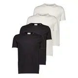 Lindbergh T-Shirt Relaxed Fit schwarz/weiß M