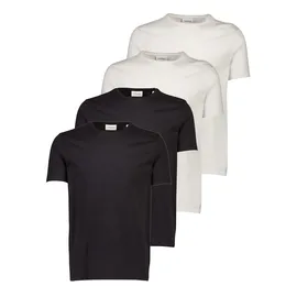 Lindbergh T-Shirt Relaxed Fit schwarz/weiß M