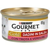 Gourmet Gold Würfel Forelle und Gemüse 24 x 85 GR.