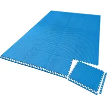 Tectake tectake® Bodenschutzmatte blau