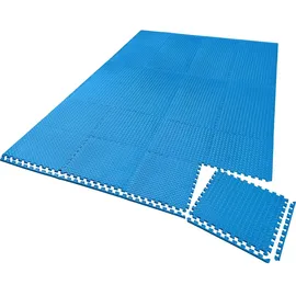 Tectake tectake® Bodenschutzmatte blau