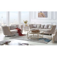JVmoebel Sofa Beige Sofagarnitur 3+2 Sitzer Neu Set Design Sofas Polster Couchen, Made in Europe beige