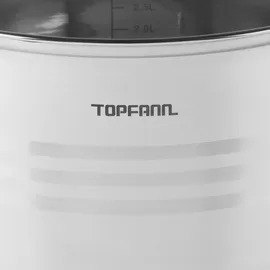Topfann Edelstahl Kochtopf 5L rund 24 cm
