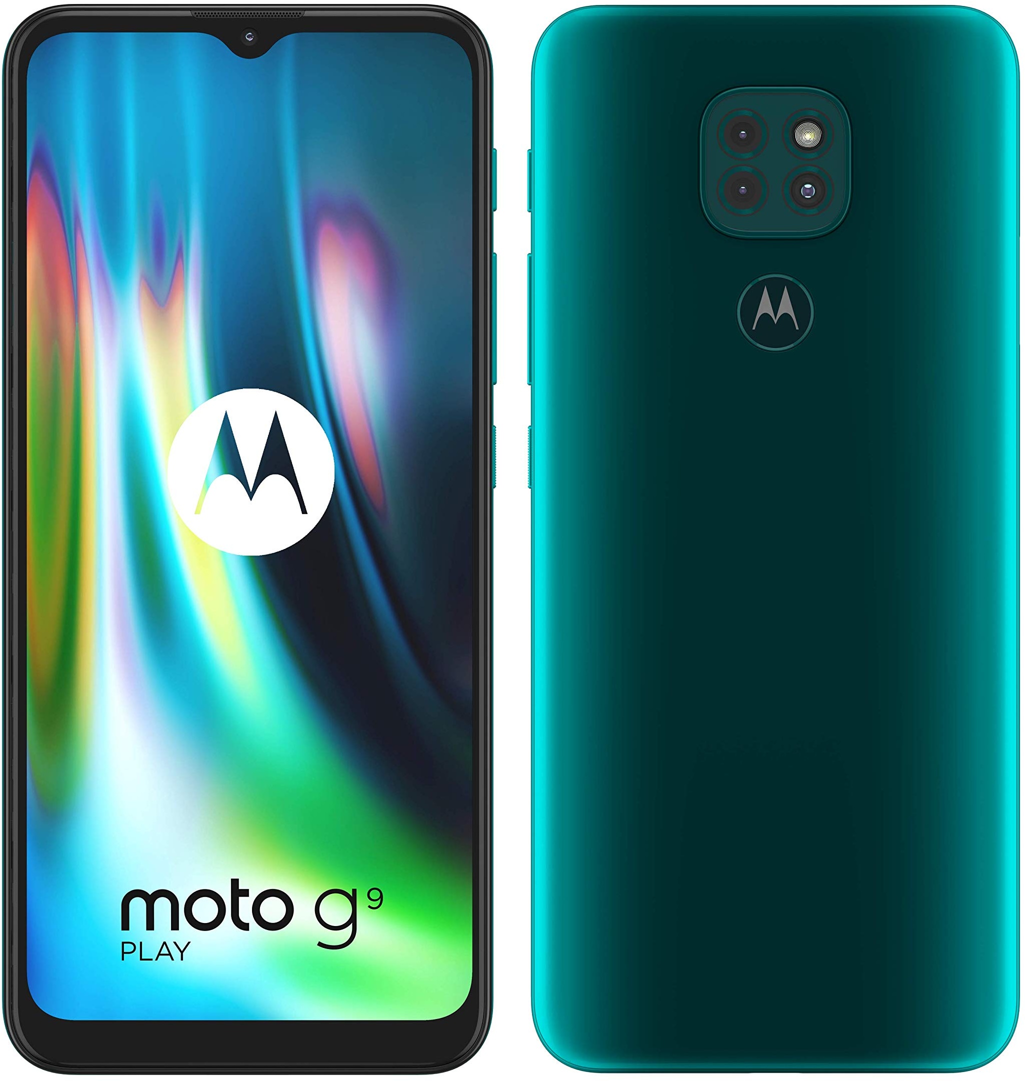 Motorola Moto G9 Play - Smartphone 64GB, 4GB RAM, Dual SIM, Forest Green
