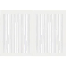 Plus Doppeltor 200 x 140 cm Weiß