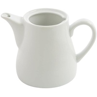 Olympia Whiteware Teekanne, 483 ml, Porzellan, innovatives Design, 4 Stück