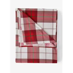 bonprix Tagesdecke mit Karos, rot, 210x140 cm, mit Baumwolle