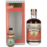 Razel's Choco Brownie Spirit Drink 38,1% Vol. 0,5l in Geschenkbox mit Miniatur 0,05l