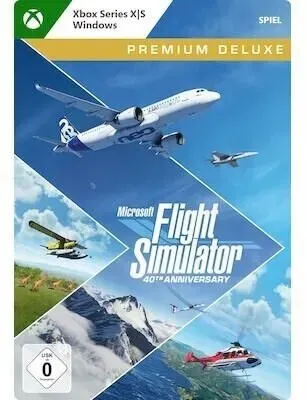 Microsoft Flight Simulator Premium Deluxe 40th Anniversary Edition (Xbox) ESD Download