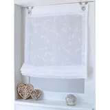 Heine Raffrollo/Ösenrollo Liv Weiss Öse K 100/140