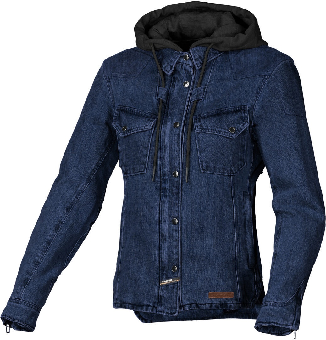 Macna Inland Damen Motorrad Textiljacke, blau, Größe XS