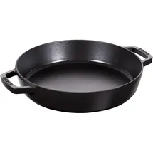 Staub Bratpfanne 26 cm schwarz mit 2 Griffen