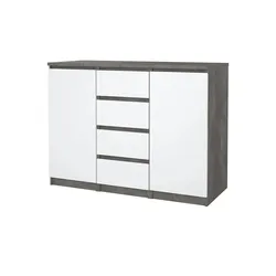 Sideboard  Nardo , weiß , Maße (cm): B: 120,8 H: 90,7 T: 50