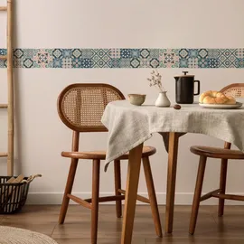 Muralo Marokkanisches Mosaik Bordüre 10 cm 300 g Blau/Grün/Beige
