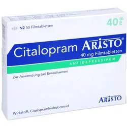 Citalopram Aristo 40 mg Filmtabletten 50 St