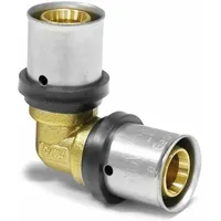 Pipetec Press-Winkel 90° 26x3 PFW2626, DVGW, TH+U Profil, Pressfitting