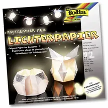 Folia Lichterpapier Bastelpapier 30 x 30 cm 12 Blatt