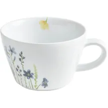 Kahla Five Senses Wildblume Cappuccino-Obertasse 0,25 l | Cappuccinotasse aus Porzellan blau/rot