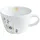 Kahla Five Senses Wildblume Cappuccino-Obertasse 0,25 l | Cappuccinotasse aus Porzellan blau/rot