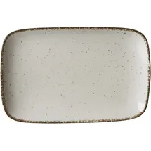 Geschirr Casa creme Platte rechteckig 24x15,5cm,