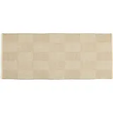 HAY Check Wollteppich 80 x 200 cm Beige/Khaki