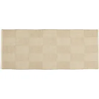 HAY Check Wollteppich 80 x 200 cm Beige/Khaki