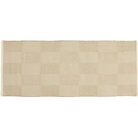 HAY Check Wollteppich 80 x 200 cm Beige/Khaki
