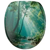 WC-Sitz mit Absenkautomatik Rainforest 