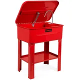 Eberth Teilewaschgerät für Werkstatt, Elektrische Pumpe und 80L Becken, Teilereiniger für Kfz Werkstatt Inklusive Stabilem Untergestell, Hochwertige Teilewaschanlage mit 10L/min Pumpleistung