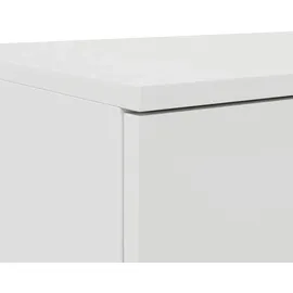 vidaXL Bettschubladen Weiß 140x36,5x16,5 cm Holzwerkstoff