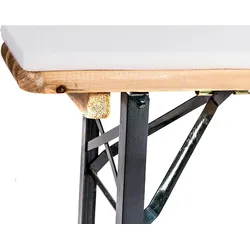 TexDeko Bierbank-Auflage Schaumstoffpolster 200x25x2cm | Mittelhart RG23 Bequeme Auflage für Bierzeltgarnitur Hussen | Sitzpolsterung für Bierbank