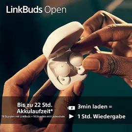 Sony LinkBuds Open Weiß